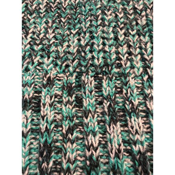 bobbie brooks ladies green marled knit sweater tunic top LG  VTG - Picture 7 of 7